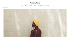 Desktop Screenshot of findingpaola.com